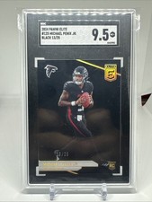 2024 Donruss Elite #125 Michael Penix Jr. Black Rookie RC SGC 9.5 SSP FALCONS