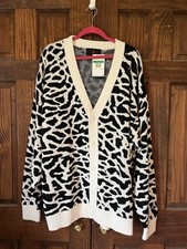 Size xl Nike Men's Air Jordan Flight Heritage Cardigan cement pattern DV7573-030