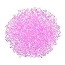 2000Pcs Glass Seed Beads 2mm Mini Glass Seed Spacer Bead Light Purple