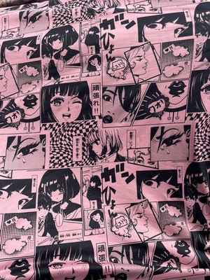 Anime Printed Fabric 