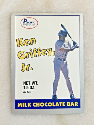 #ad 1989 Pacific Trading Card Candy Bar Promo WHITE Ken Griffey Jr RC NM MT $17.88
