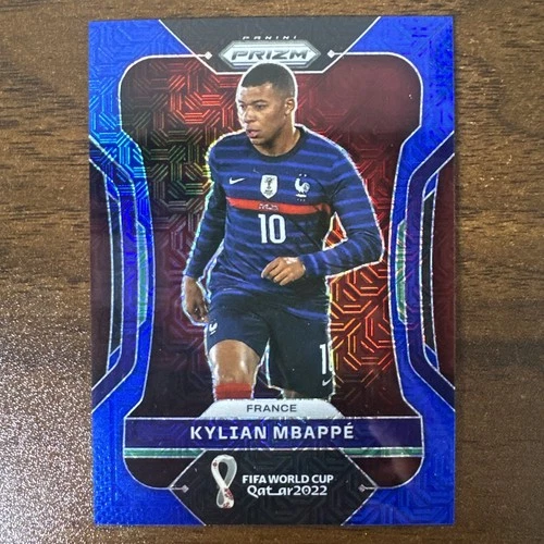 Kylian Mbapp 2022 Panini Prizm Kylian Mbapp #101 Blue