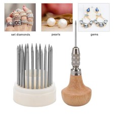 23pc Beading Tools Set Graver Beader For Diamond Stone Setting Graver Jewelry
