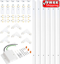 20FT H Track Lighting Kit with Canopy Connector, End Caps & T L Connector
