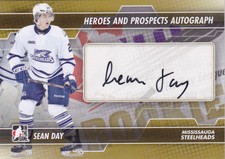 13-14 ITG Sean Day Auto Heroes & Prospects Mississauga Steelheads