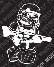 Star Wars Stormtrooper car truck vinyl decal sticker lego storm trooper vader