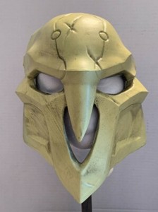 OVERWATCH REAPER HALLOWEEN MASK COSPLAY LIFESIZE FOAM LATEX WESTERN FASHIONS INC