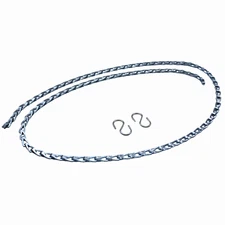 Foot Pedal Chain & S-Hooks for Industrial Overlock & Coverstitch Sewing Machines