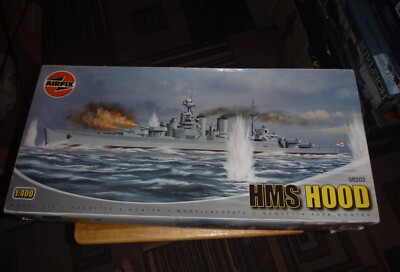 AIRFIX 400 SCALE HMS HOOD MODEL KIT