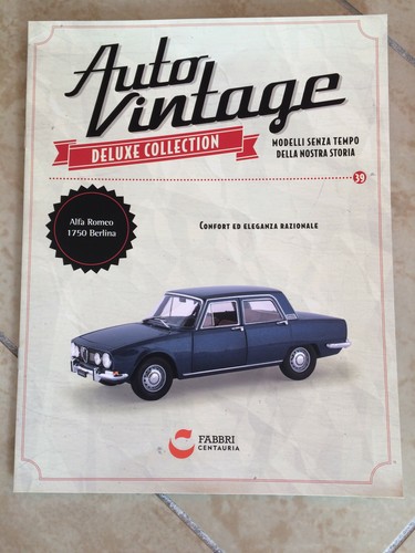 FASCICOLO AUTO VINTAGE DELUXE COLLECTION FABBRI - SCEGLI DAL MENU A TENDINA - Foto 5 di 67