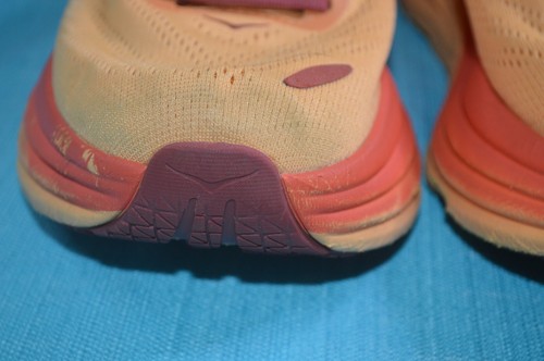 Hoka One One Women's Bondi 8 Size 11B Running Shoe Orange Nice Pre-Owned - Picture 9 of 24