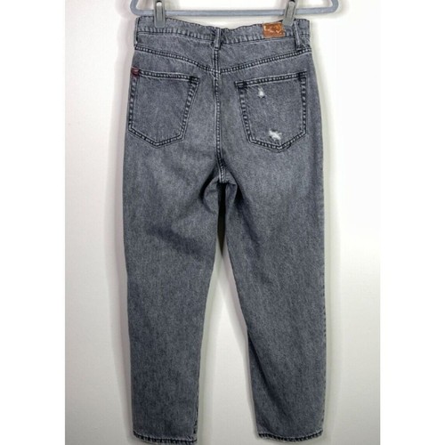 UO Urban Outfitters BDG Slim Straight Distressed Jeans Black Women's Size 30 - Picture 2 of 8