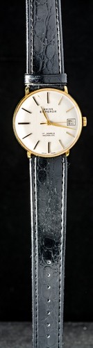Swiss Emperor Gold-Tone Men's Manual-Wind Dress Watch -- Ø33mm Case, Working - Picture 6 of 7