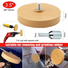 For Glue Rubber Eraser Wheel Tool Remove Adhesive Sticker Car Decal Remover 88mm