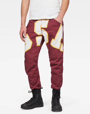 G-STAR RAW 5622 3D TAPERED 32㌅ G-Star RAW Men's Ox Blood 5622 3D Tapered Color Inza Denim