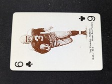 1963 Stancraft Playing Card # 6C Tony Canadeo (HOF) - Green Bay Packers (NM)
