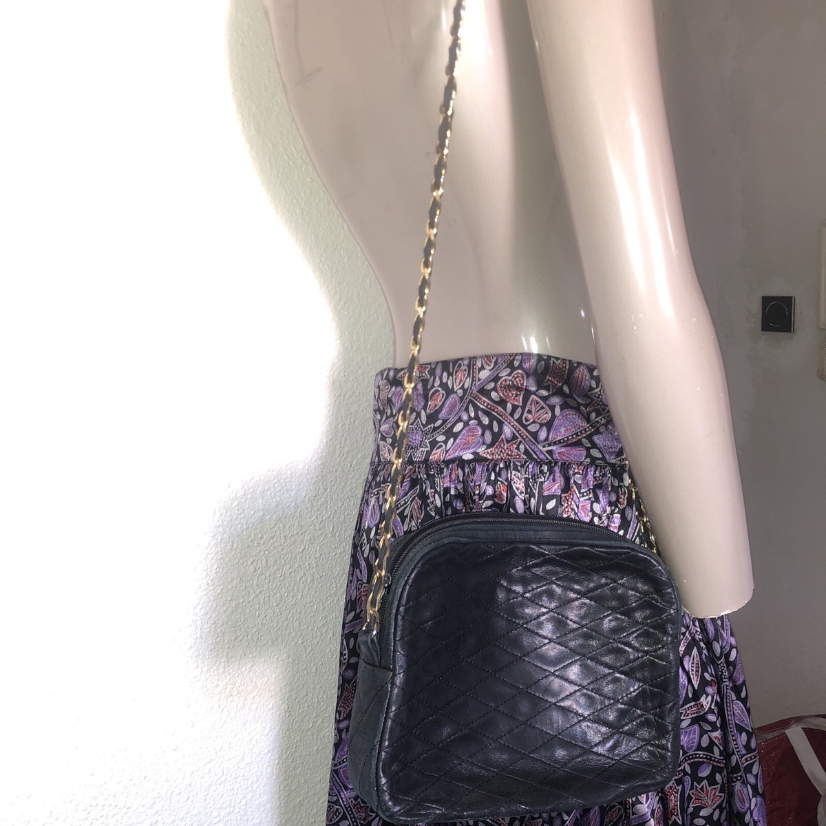 SUPERBE SAC EN CUIR MATELASSÉ ANOUK