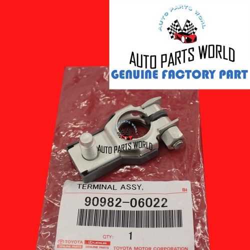 GENUINE TOYOTA AVALON CAMRY SOLARA ES300 POSITIVE & NEGATIVE BATTERY TERMINALS - Picture 2 of 5