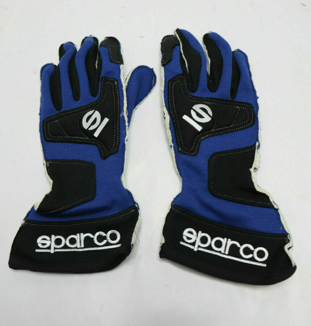 SPARCO GLOVES Storm Race Blue / Black FIA Auto Racing XS