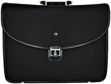 Borsa Cartella Unisex Nera Delsey Bag Unisex Black 24 Ore Lavoro Organizzata