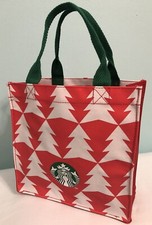 Starbucks Holiday Theme Canvas Tote Bag