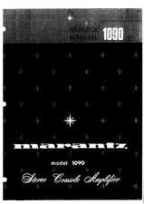 Manuale di servizio per Marantz 1090 