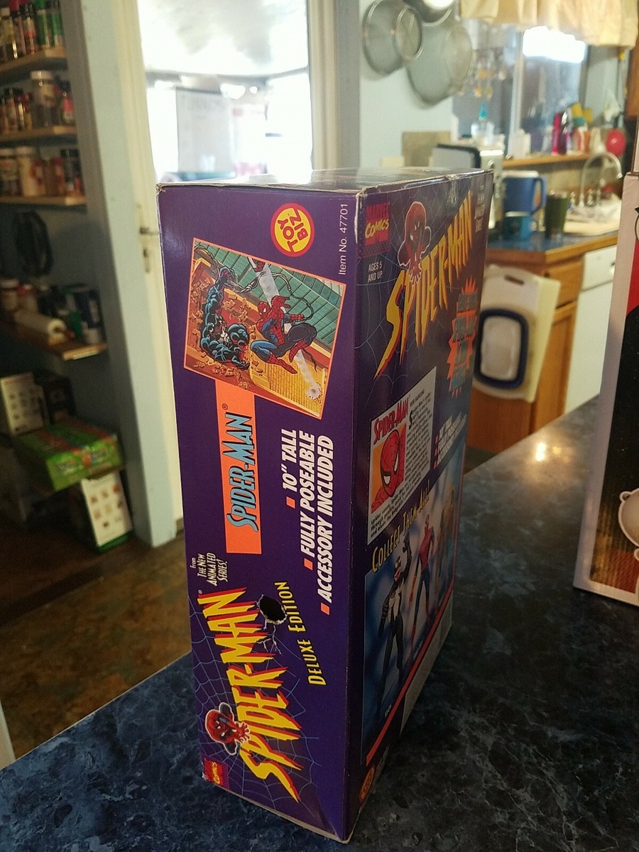ToyBiz Marvel Comics Spider-man 10 Inch Deluxe Action Figure for