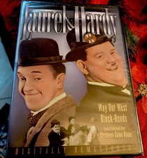 Laurel and Hardy II - Way Out West/Block-Heads/Chickens Come Home (DVD) NEW
