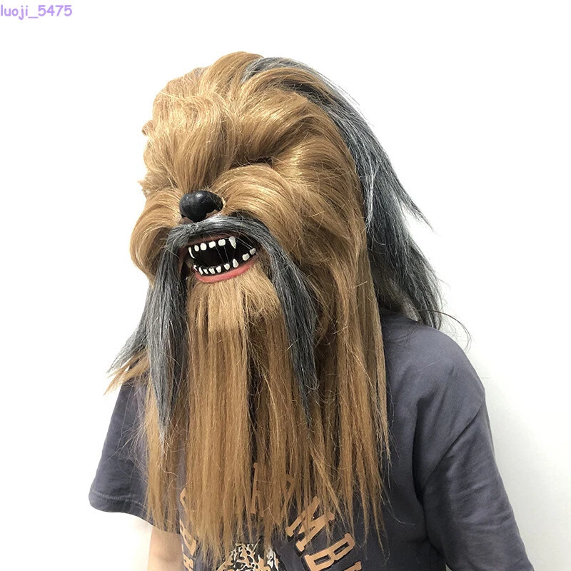 Star Wars Mask Cosplay Chewbacca Mask Collectors Rubber Mask Halloween Props New - Image 2 of 4