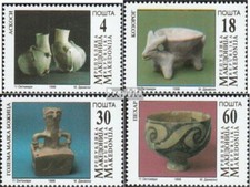 macédoine 122-125 neuf 1998 archéologiques découvertes
