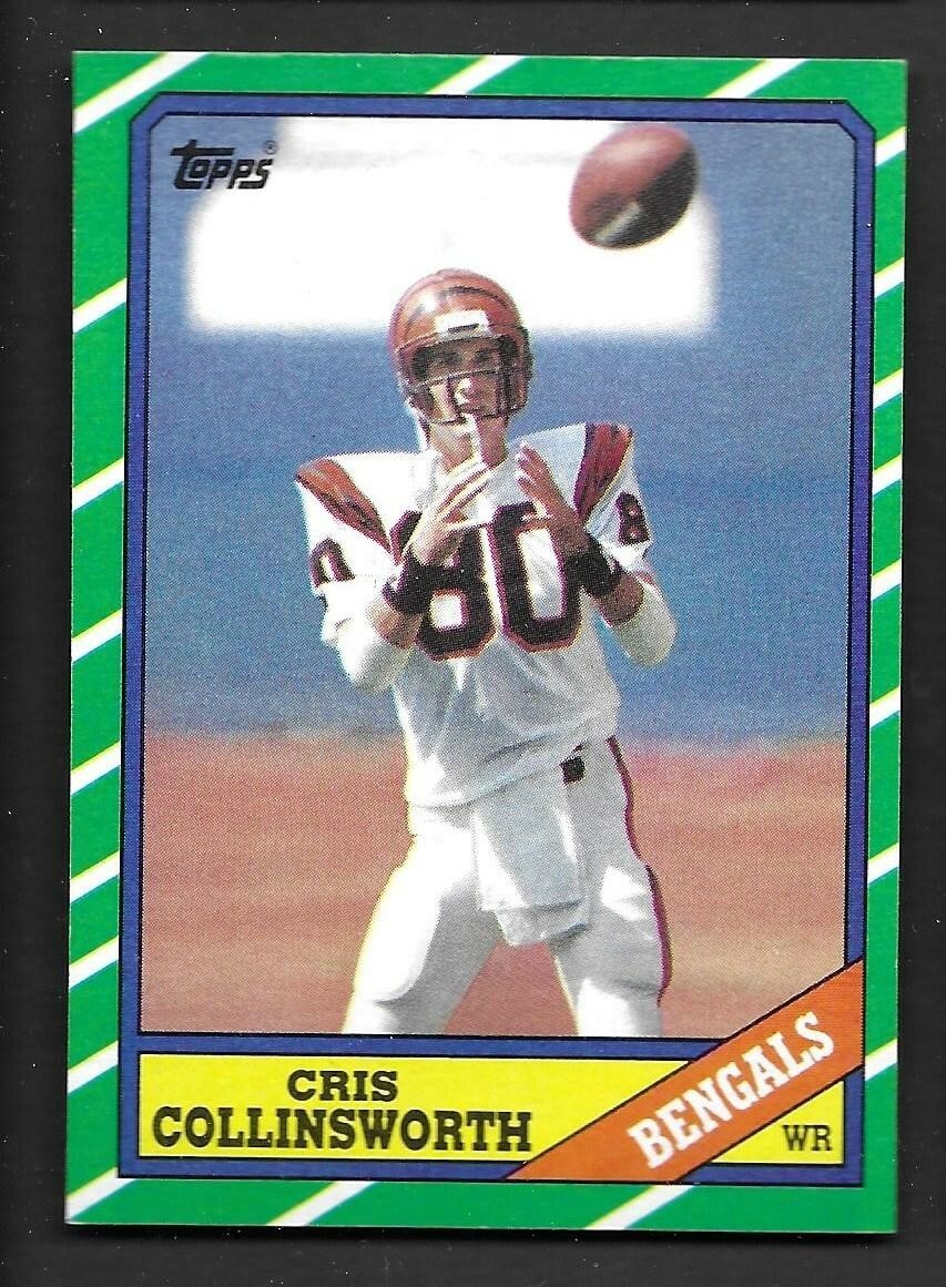 1986 Topps #258 Cris Collinsworth Cincinnati Bengals