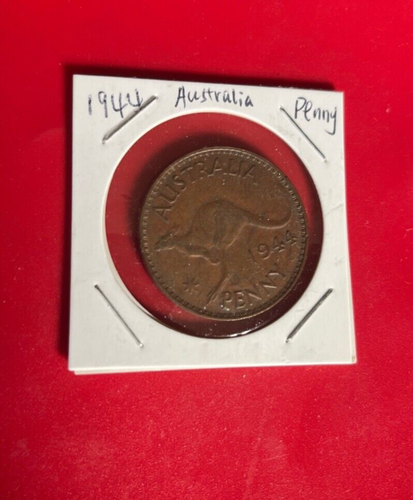 1944 AUSTRALIA PENNY COIN - NICE WORLD COIN !!! - Bild 1 von 2