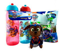 Paw Patrol Rocky Recycle Truck, Zak Leak-Proof 2 Pk Water Bottle Zuma Keychain