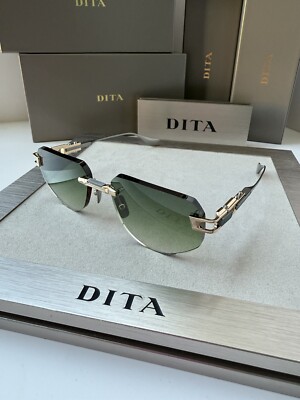 Dita GRAND IMPERYN DTS-164-02 White Gold GreenGradient Lens