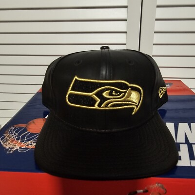 Seattle Seahawks Hat Cap New Era Player Design Series Black and