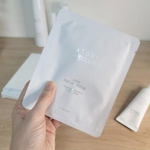 ATOMY Absolute Snow Facial Mask 20g x 6pcs Moist Brightening Facial Mask Sheets - 第 3/14 張圖片