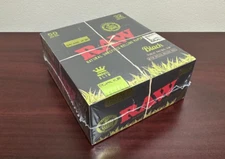 RAW Organic Black King Size Slim Rolling Papers 50ct -FULL BOX