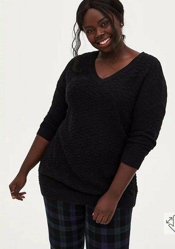 Slouchy Pullover Tunic Sweater Top 