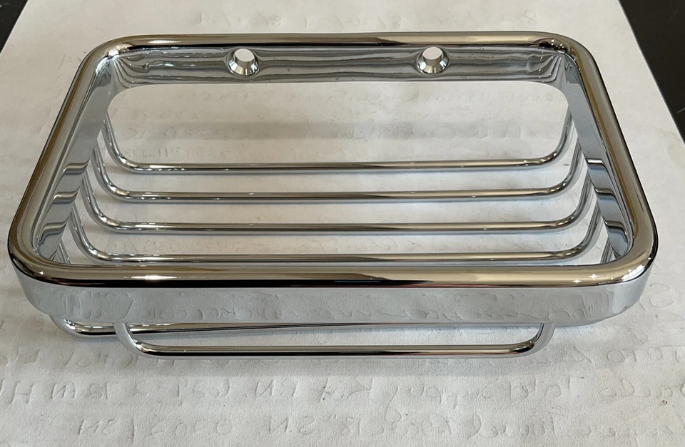 Cesta de jabón de ducha de jengibre cromada pulida montada en la pared 550G/PC Foto 2 de 4