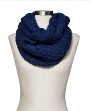New Mossimo Supply Co. Navy Blue Women's Cold Weather Scarf Retail $19.99