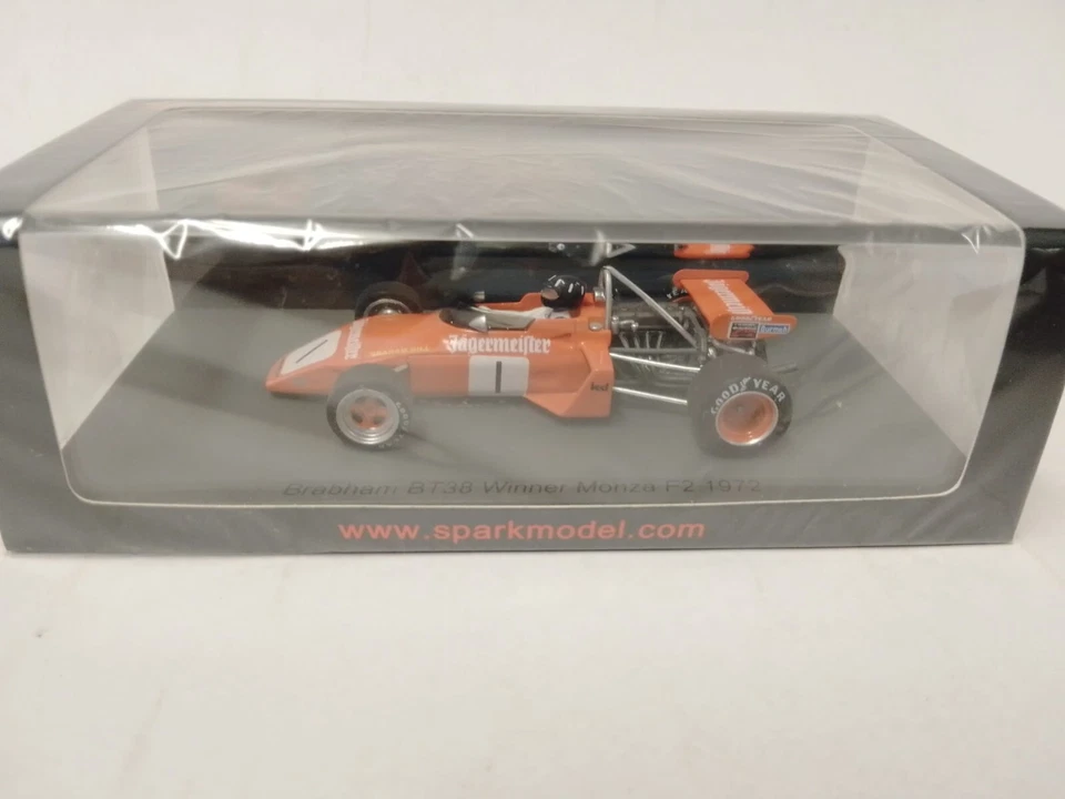 Spark Brabham BT38 #1 Graham Hill winner Monza F2 1972 1/43 S7437 - Immagine 2 di 3