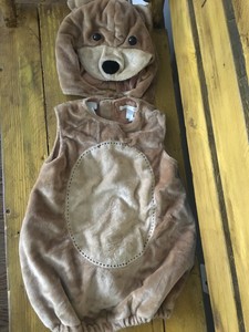 Pottery Barn Kids Dress Up Halloween Bear Costume Size 12 24