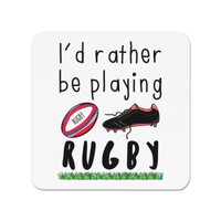 I'd Eher Sein Playing Rugby KüHlschrankmagnet - Lustig Liga