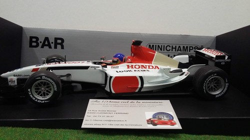 F1 BAR HONDA 005 2003 # 16 VILLENEUVE 1/18 MINICHAMPS 100030016 voiture formule - Imagen 3 de 7