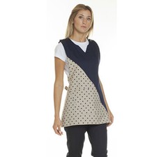 Grembiule maestra asilo pettorina camice scuola materna casacca donna da lavoro