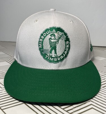 New Era 59Fifty Missoula Timberjacks White Green Fitted Baseball