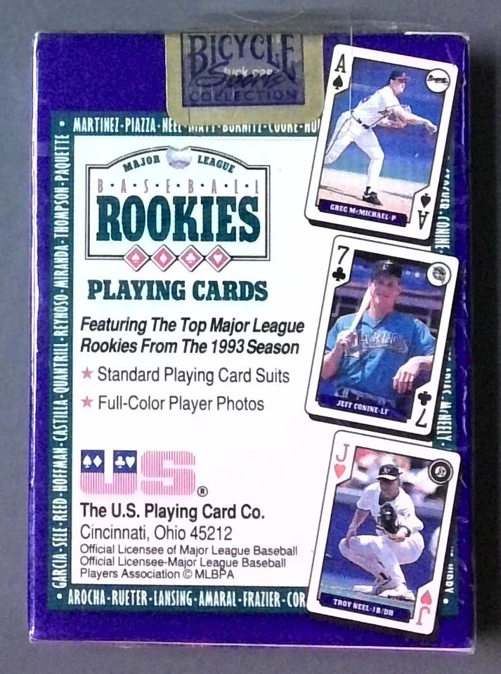 Bicycle Sports Collection Major League Baseball Rookies Playing Cards - SEALED - Image 2 of 3