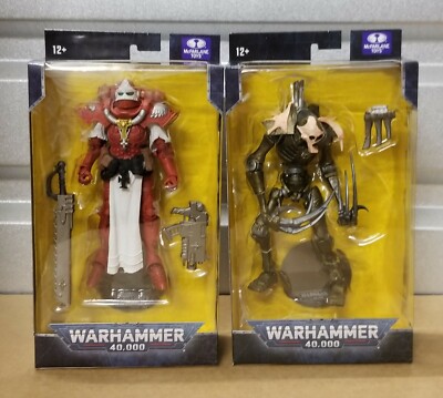 McFarlane Warhamner 40k Battle Sister Order of Bloody Rose Necron Flayed One Lot