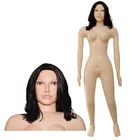 Muñeca inflable realista masturbador vibrante para hombre vagina ano falso