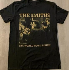 The Smiths The World Won't Listen T-shirt , Heavy Cotton T-shirt, Size S to 5XL